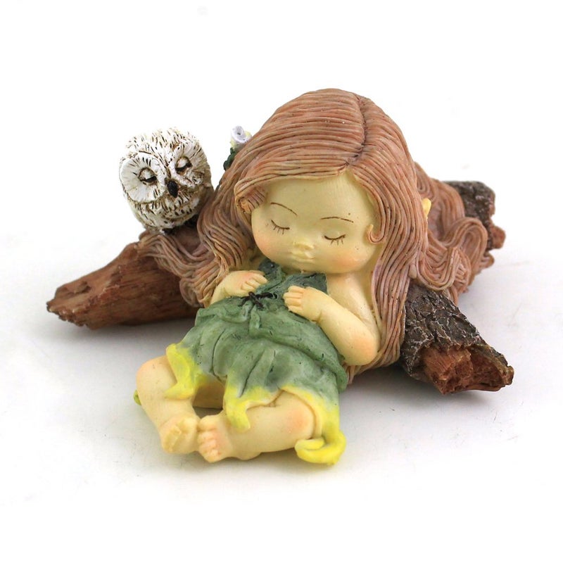 Top Collection Miniature Fairy Garden and Terrarium Sleeping Little Fairy - Image 1